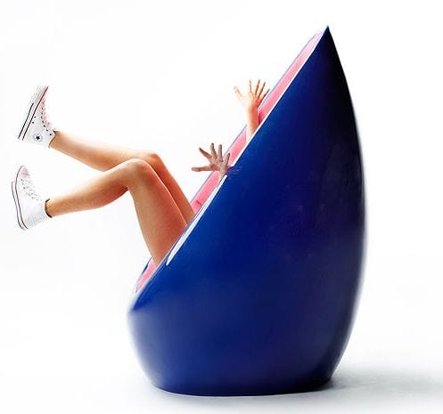 The Koop Egg Shaped Chair by Karim Rashid
