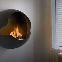 The Versatile Globe Fireplace by Vauni