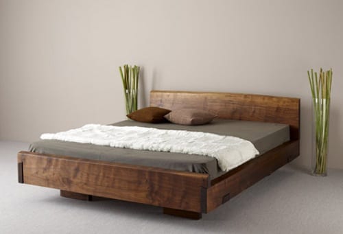 rustic bed