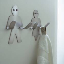 towel hangup hooks for the bathroom