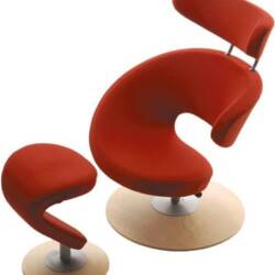 Varier Peel Chair and Footstool