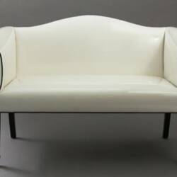 White Street Settee from Duane Modern Furniture